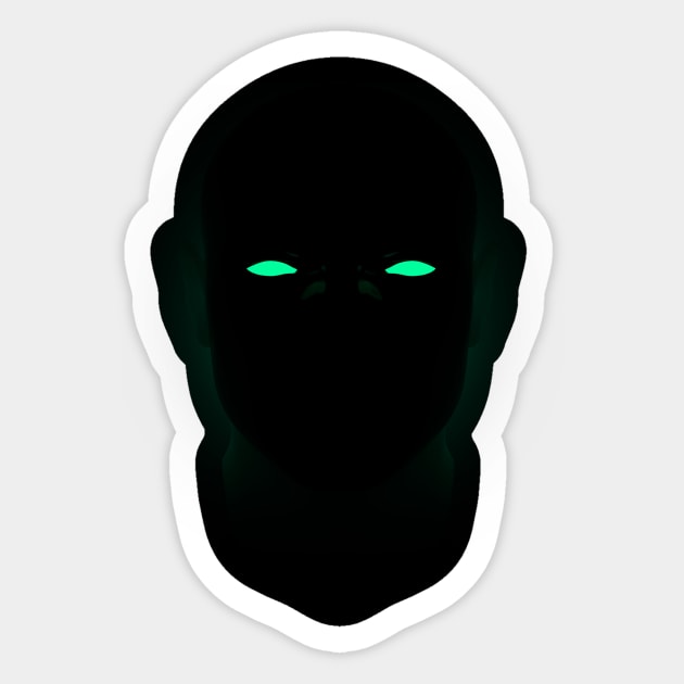 Green Eyes Sticker by Beardedguy